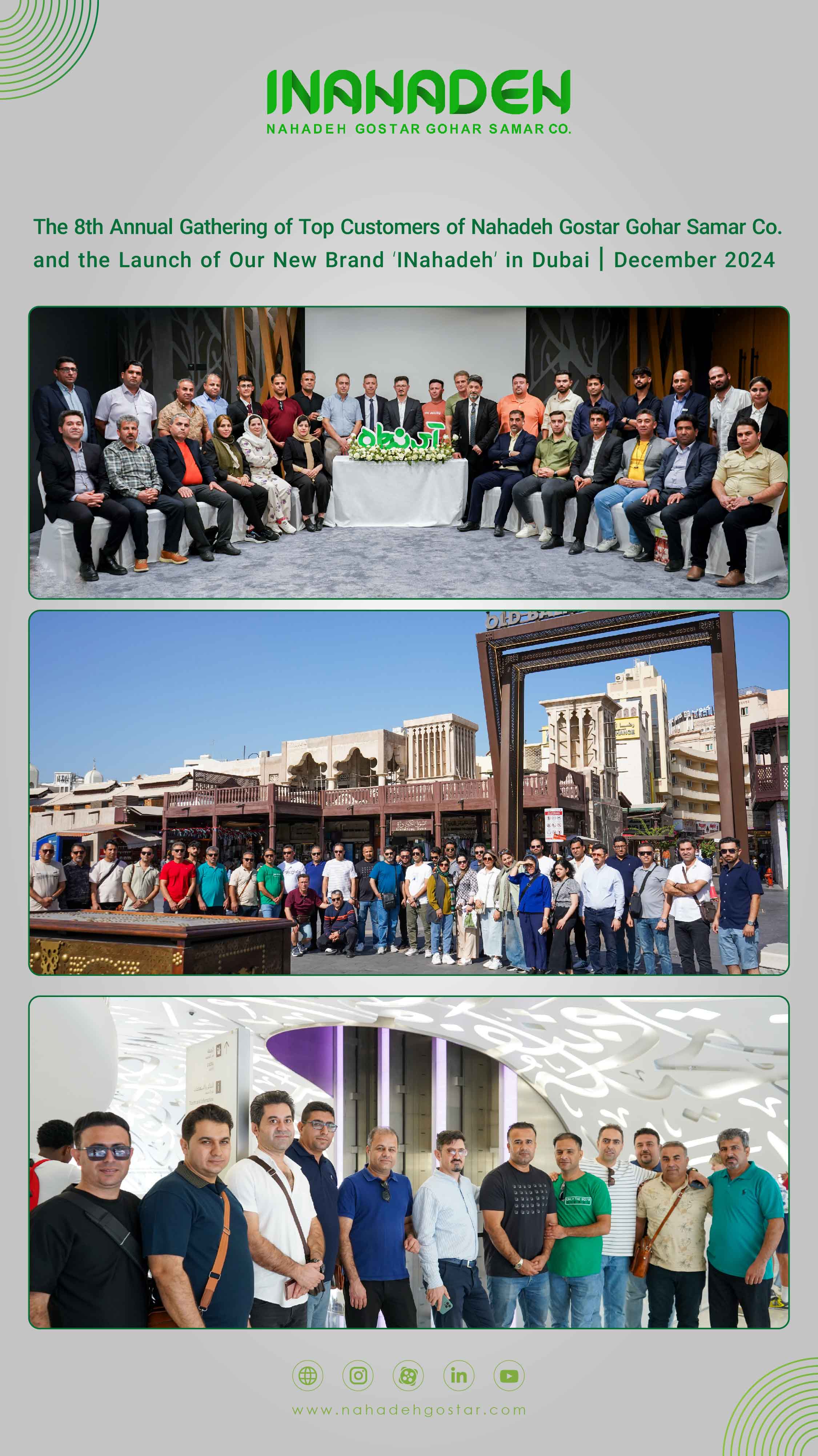 The 8th Annual Gathering of Top Customers of Nahadeh Gostar Gohar Samar Co, December 2024